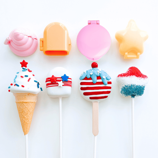 Patriotic Cake Pop 4pc Set banner